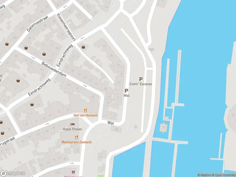 Brandweer met grote spoed naar de Wal in Tholen