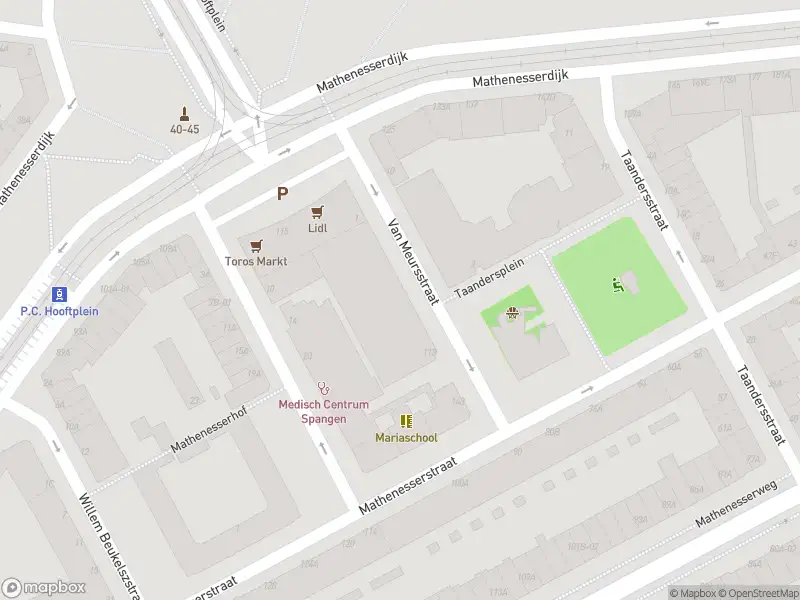 Ambulance met grote spoed naar de Van Meursstraat in Rotterdam