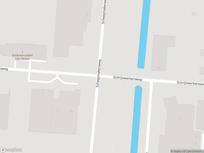 Ambulance met gepaste spoed naar de Schrijnwerkersweg in Den Helder