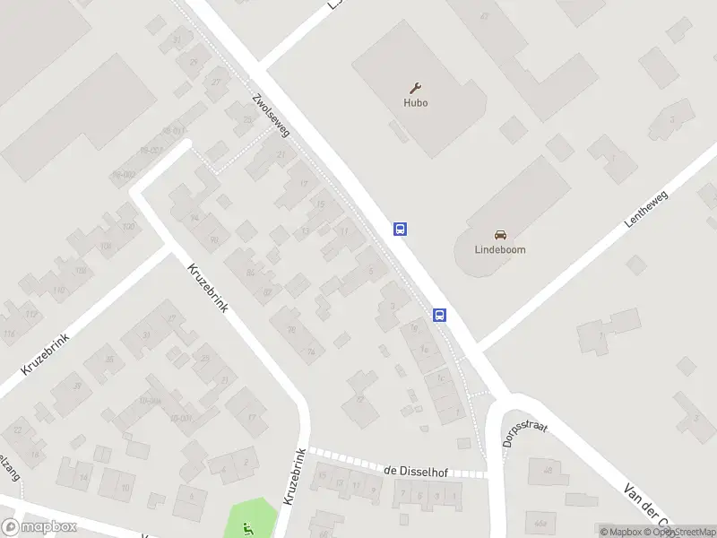 Politie naar de Zwolseweg in Heino vanwege aanrijding met letsel