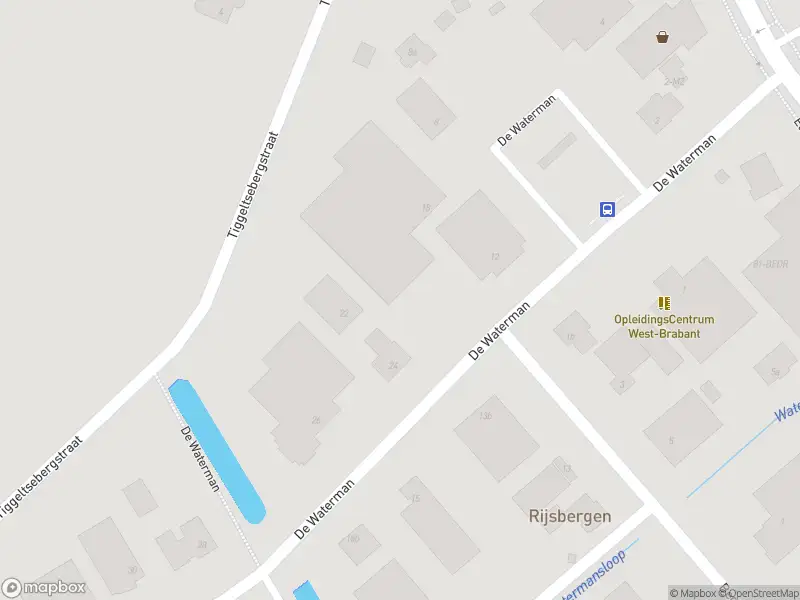 Brandweer met grote spoed naar de De Waterman in Rijsbergen vanwege gebouwbrand