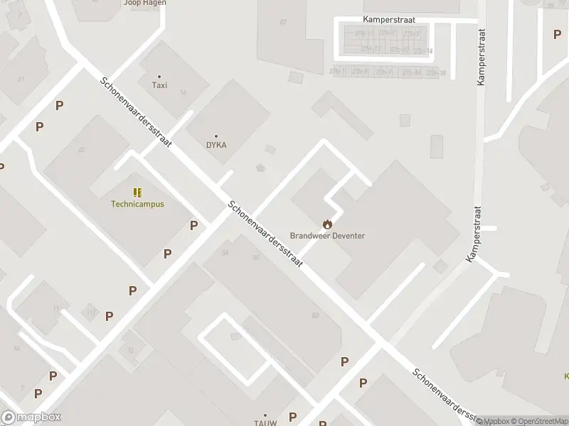 Brandweer met gepaste spoed naar de Schonenvaardersstraat in Deventer