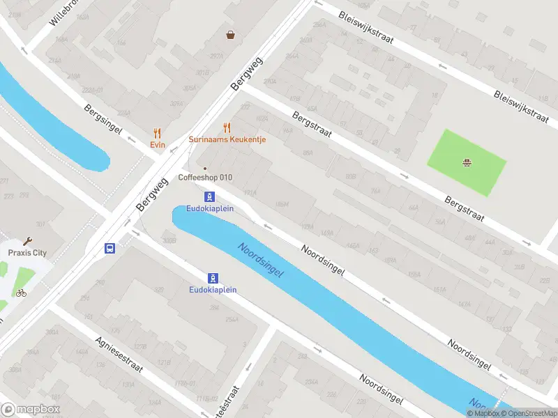 Ambulance met grote spoed naar de Noordsingel in Rotterdam