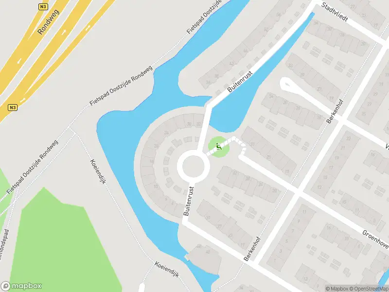 Ambulance met grote spoed naar de Buitenrust in Dordrecht