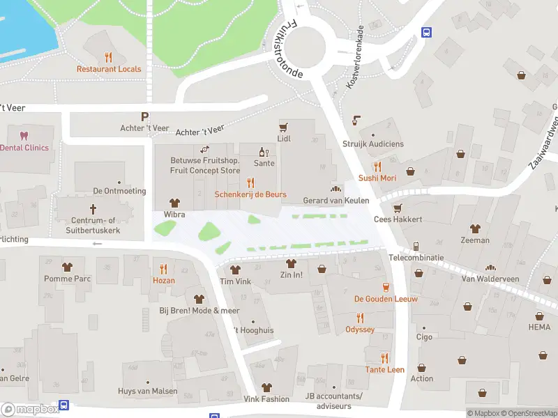 Politie naar de Marktplein in Geldermalsen vanwege aanrijding met letsel