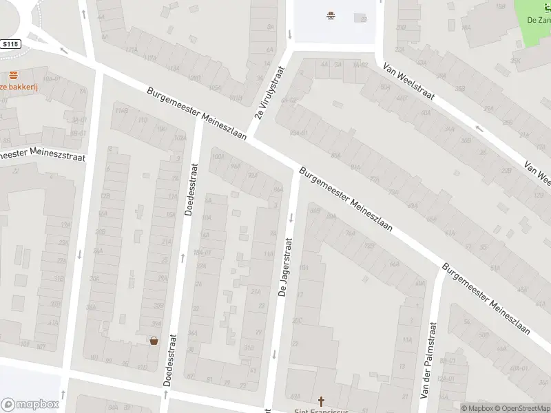 Ambulance met gepaste spoed naar de De Jagerstraat in Rotterdam