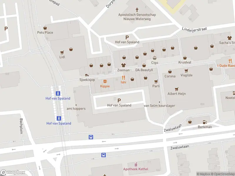 Ambulance met gepaste spoed naar de Hof van Spaland in Schiedam