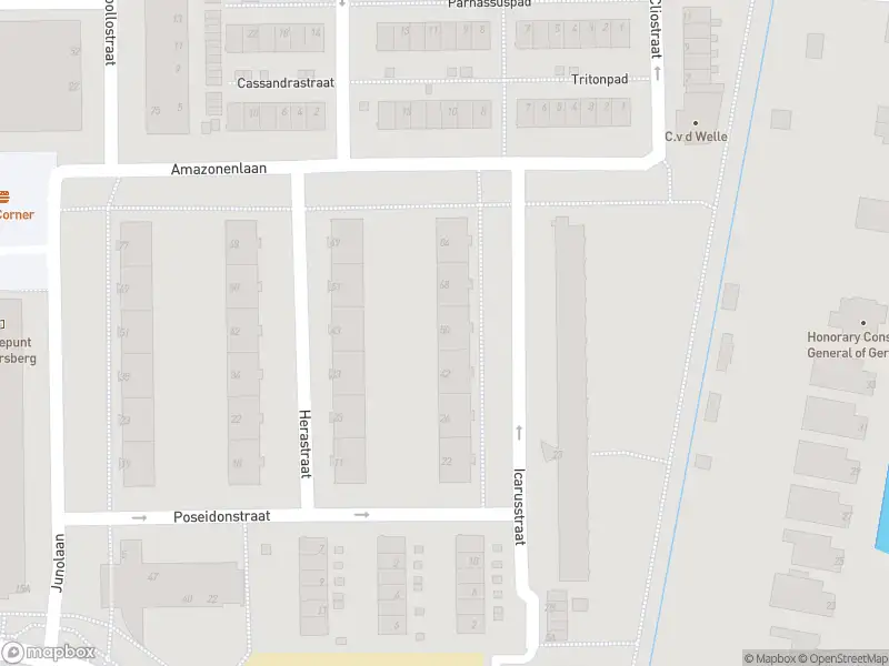 Ambulance met grote spoed naar de Icarusstraat in Rotterdam