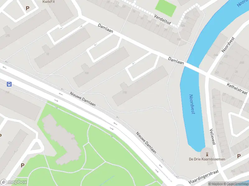 Ambulance met grote spoed naar de Damlaan in Schiedam