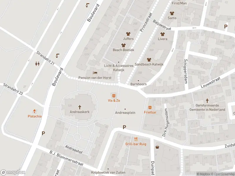 Ambulance met gepaste spoed naar de Andreasplein in Katwijk