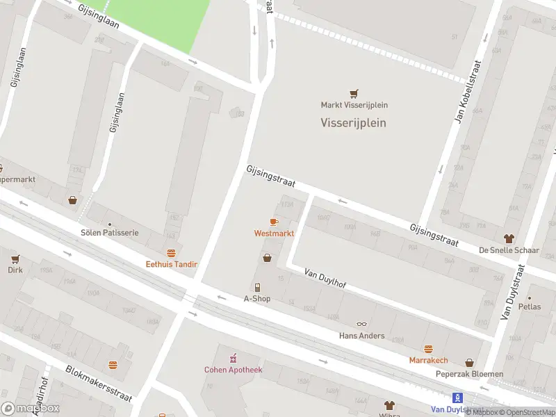 Ambulance met gepaste spoed naar de Grote Visserijstraat in Rotterdam