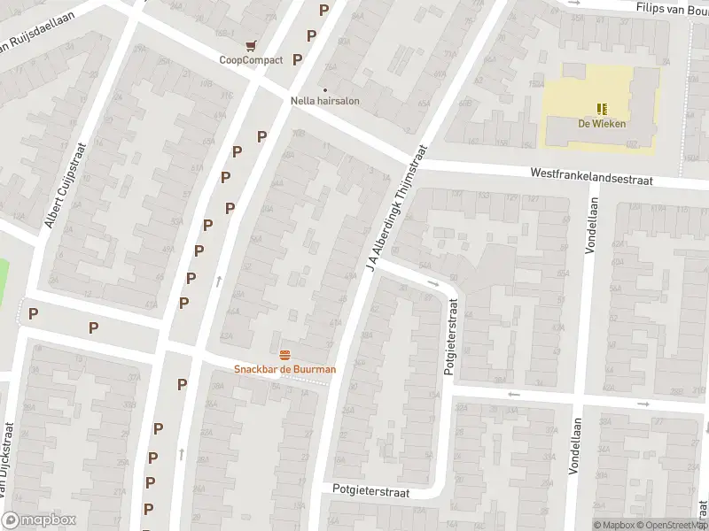 Ambulance met grote spoed naar de J A Alberdingk Thijmstraat in Schiedam