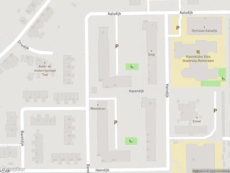 Ambulance met grote spoed naar de Hazendijk in Rotterdam