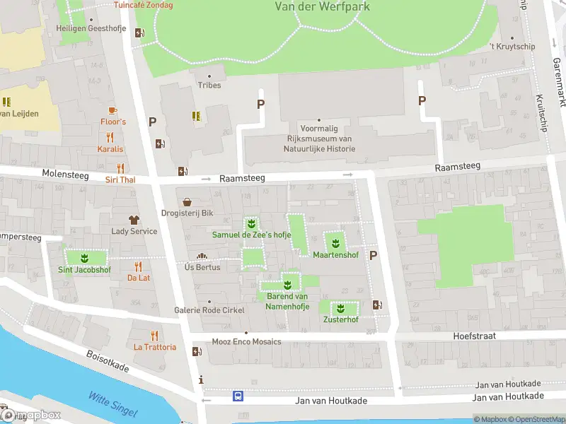 Ambulance met gepaste spoed naar de Weeshuishof in Leiden