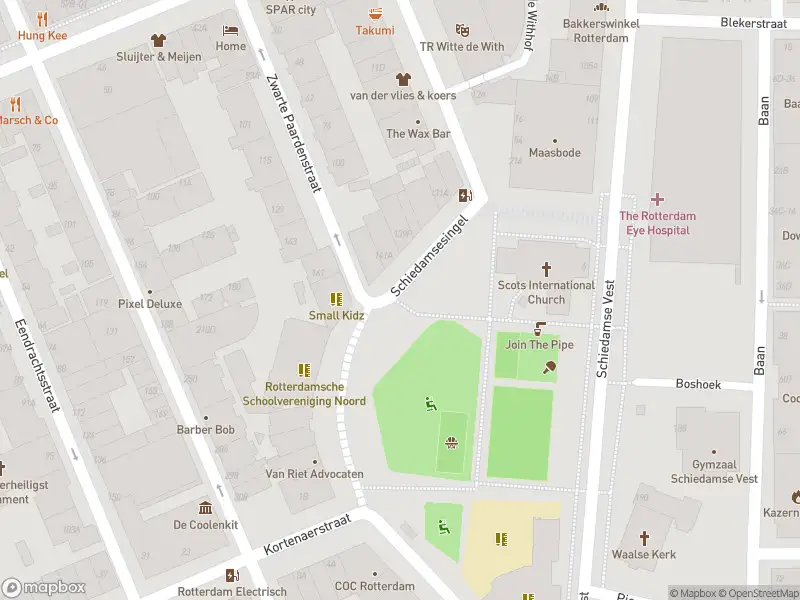 Politie naar de Coolsingel in Rotterdam