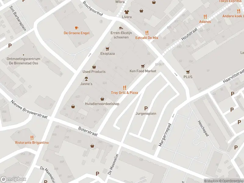 Brandweer met gepaste spoed naar de Nieuwstraat in Oss vanwege stormschade