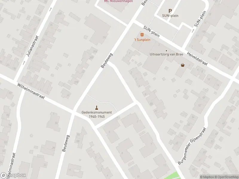 Brandweer met grote spoed naar de Wilhelminastraat in Landgraaf vanwege gebouwbrand