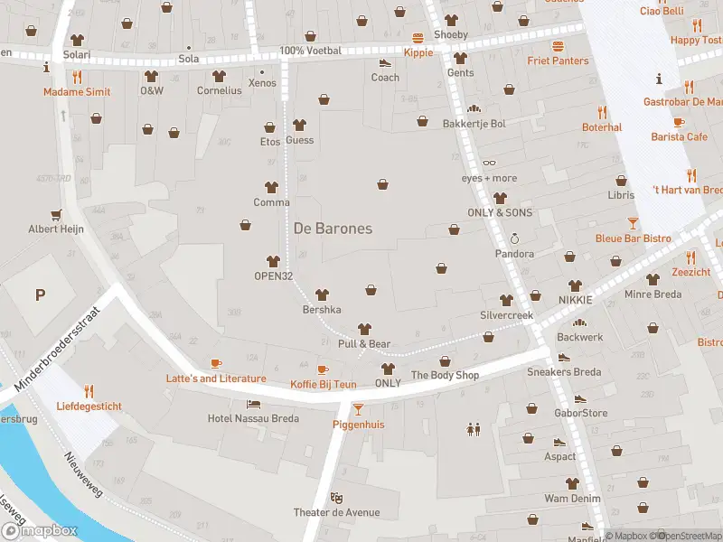 Brandweer met gepaste spoed naar de De Barones in Breda