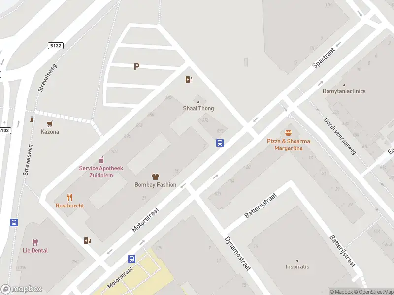 Ambulance met grote spoed naar de Motorstraat in Rotterdam