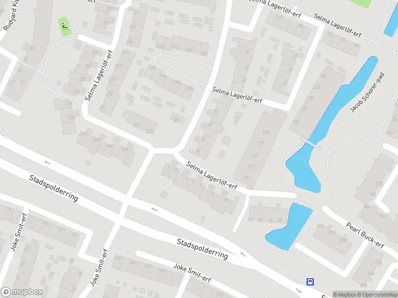 Ambulance met gepaste spoed naar de Selma Lagerlöf-erf in Dordrecht