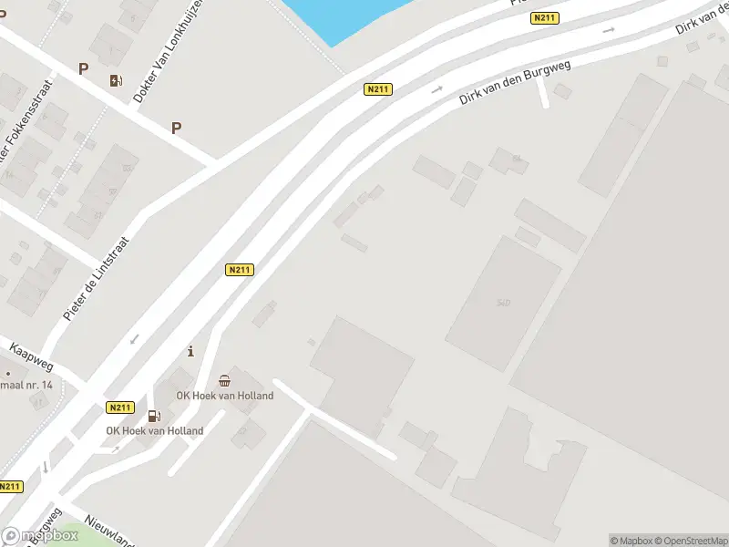 Politie naar de Dirk van den Burgweg in Hoek van Holland vanwege ongeval met letsel