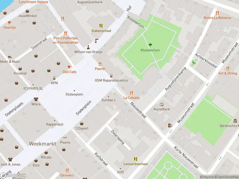 Overlastmelding Nieuwstraat in Dordrecht