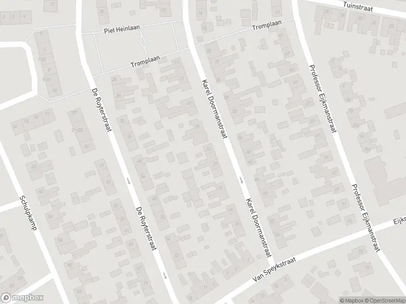 Brandweer met grote spoed naar de De Ruyterstraat in Nijkerk