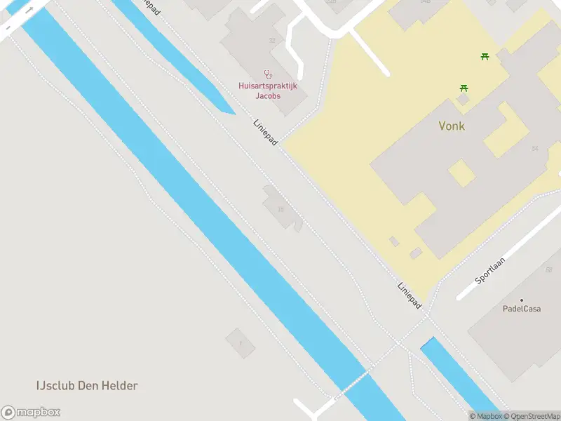 Brandweer met gepaste spoed naar de Liniepad in Den Helder