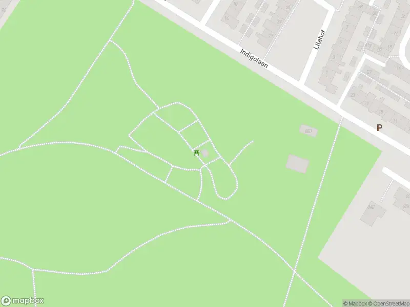 Brandweer met gepaste spoed naar de Wandelbos in Tilburg