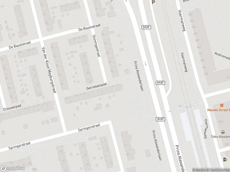 Ambulance met gepaste spoed naar de Gerretsenpad in Rotterdam