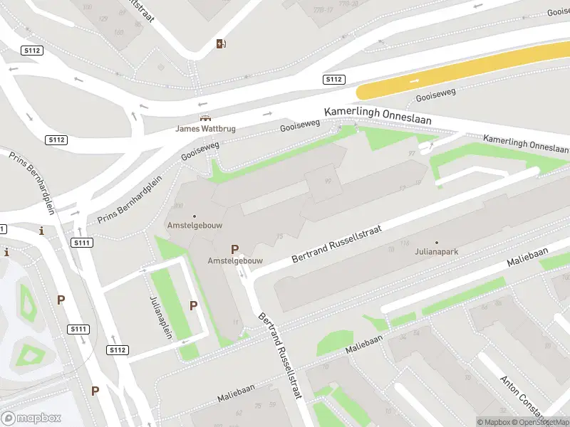 Besteld ambulance vervoer naar de Bertrand Russellstraat in Amsterdam