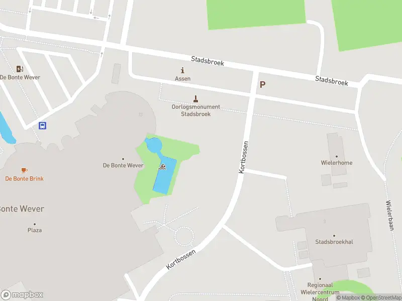 Brandweer met grote spoed naar de Stadsbroek in Assen