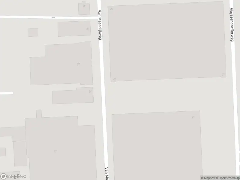 Ambulance met grote spoed naar de Van Maasdijkweg in Rotterdam