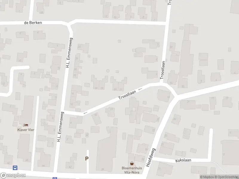 Brandweer met grote spoed naar de Troostlaan in Wagenborgen vanwege gebouwbrand