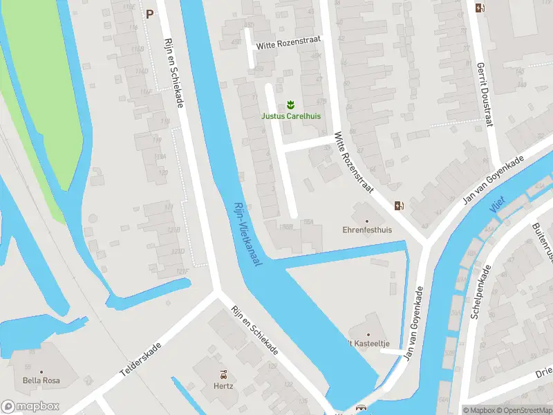 Ambulance met grote spoed naar de Justus Carel Huis in Leiden