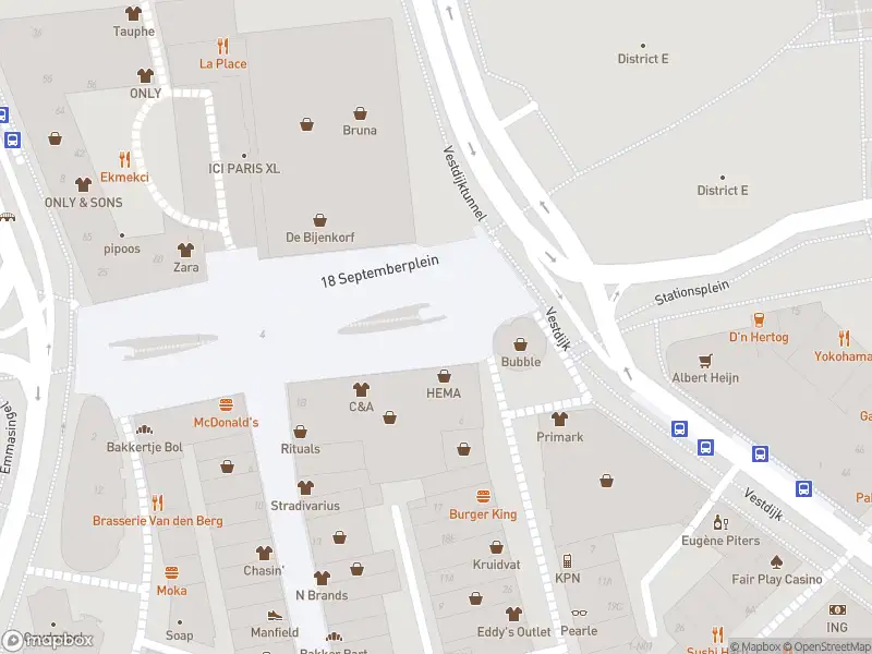 Brandweer met gepaste spoed naar de 18 Septemberplein in Eindhoven