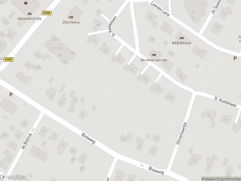 Brandweer met gepaste spoed naar de Duinweg in Zoutelande