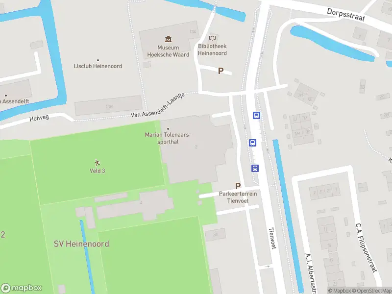 Politie naar de Tienvoet in Heinenoord vanwege ongeval met letsel