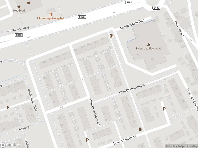 Brandweer met gepaste spoed naar de Middenbaan-Zuid in Hoogvliet Rotterdam