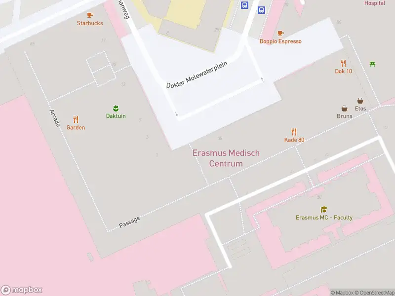 Besteld ambulance vervoer naar de Dr. Molewaterplein in Rotterdam