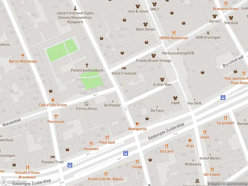 Brandweer met gepaste spoed naar de Nieuwstad in Groningen