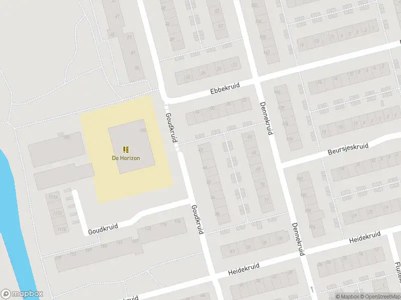 Ambulance met grote spoed naar de Goudkruid in Rotterdam