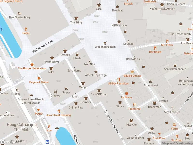 Politie naar de Vredenburgplein in Utrecht