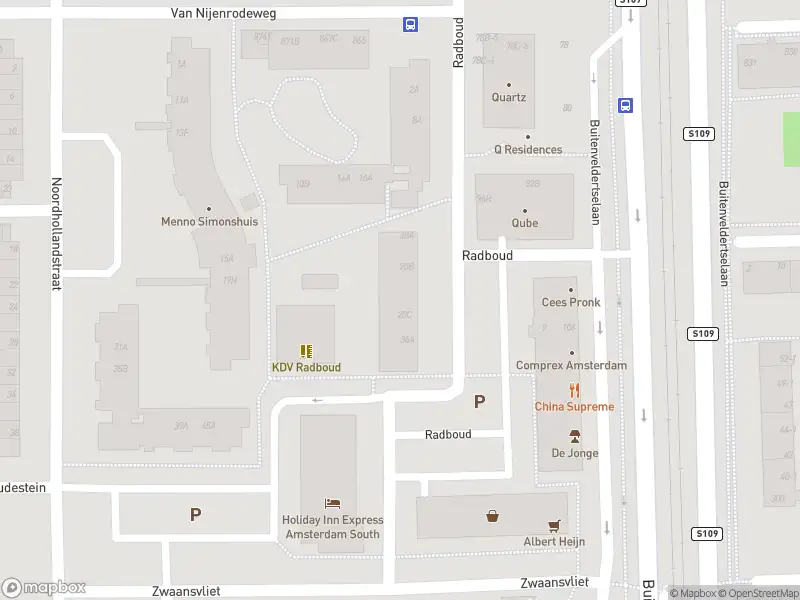 Ambulance met grote spoed naar de Radboud in Amsterdam