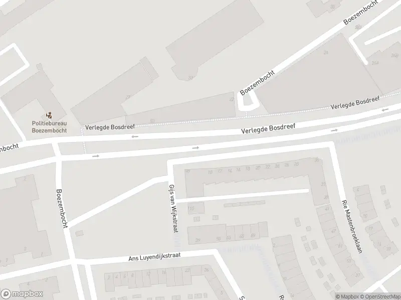 Ambulance met grote spoed naar de Boezembocht in Rotterdam