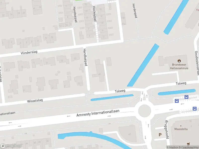 Brandweer met normale urgentie naar de Tolweg in Hellevoetsluis