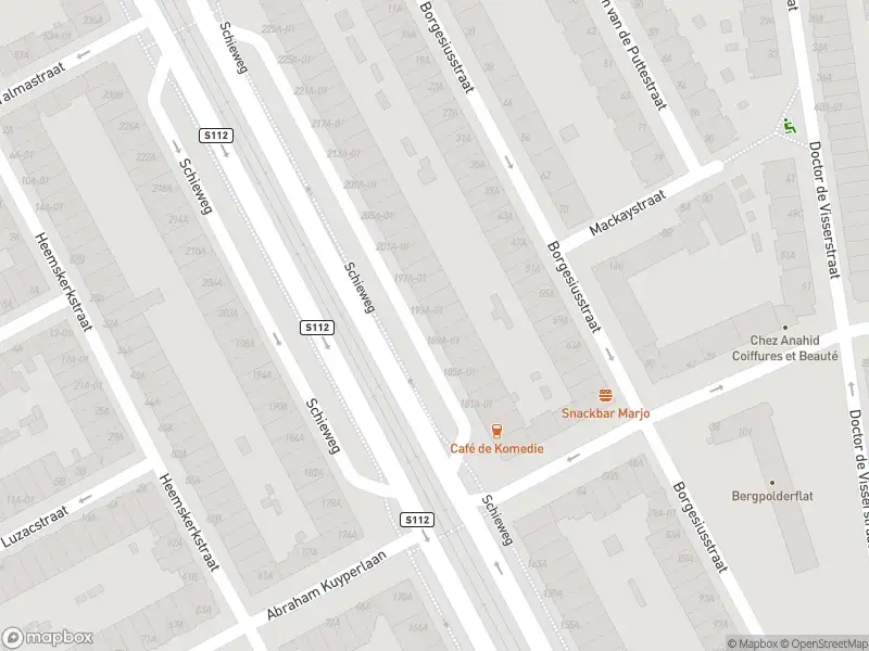 Ambulance met gepaste spoed naar de Schieweg in Rotterdam