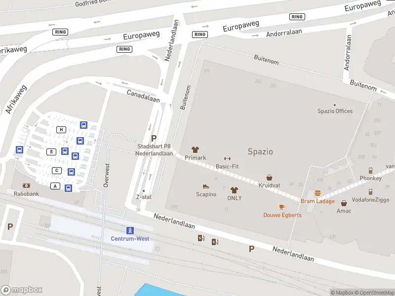 Brandweer met grote spoed naar de Voorweg in Zoetermeer vanwege afgaan automatisch brandalarm