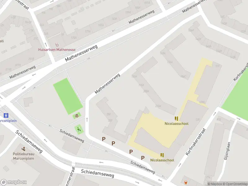 Ambulance met grote spoed naar de Mathenesserweg in Rotterdam