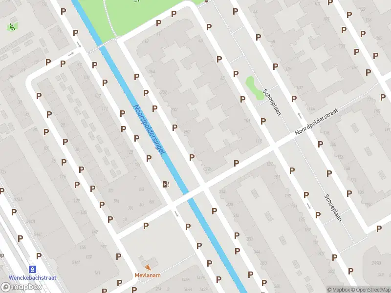 Politie met grote spoed naar de Wenckebachstraat in 's-Gravenhage vanwege personen te water